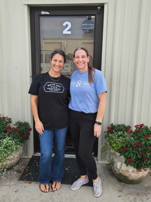 Rashell and Heather, founders of Farms to Friends